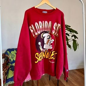 Vintage Florida State Seminoles Heavy Weight Crewneck Size X-Large